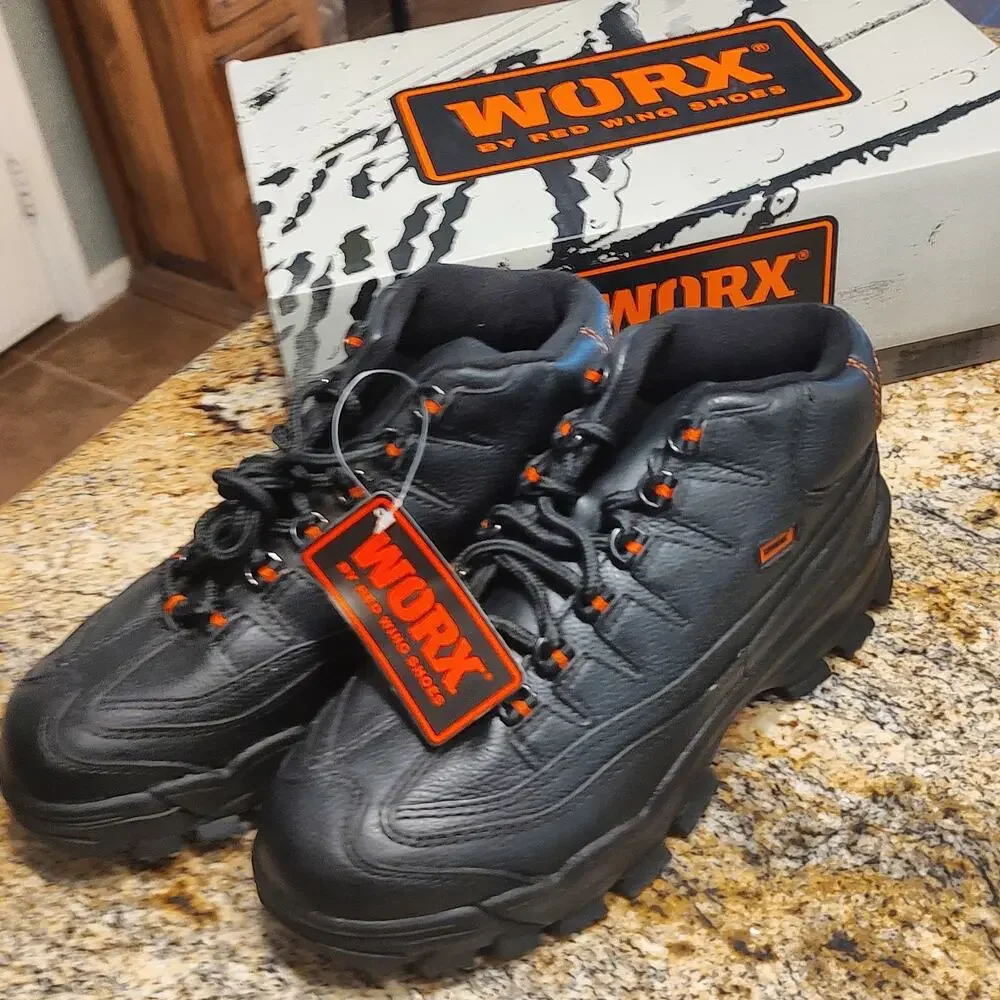WORX by Red Wing Men's 9.5 WW 5501-1 Cobalt 5
